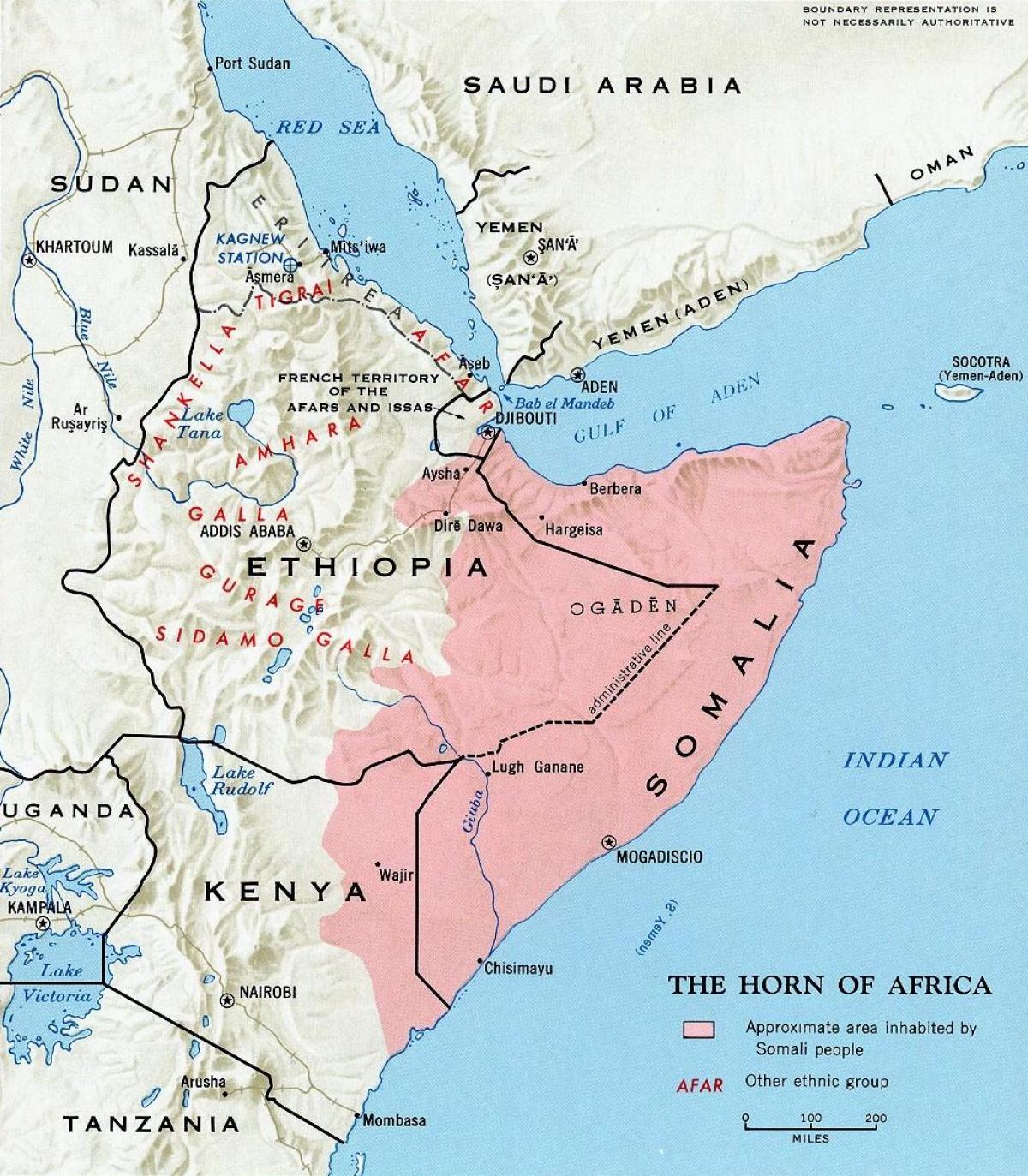 észak-keleti Kenya térkép