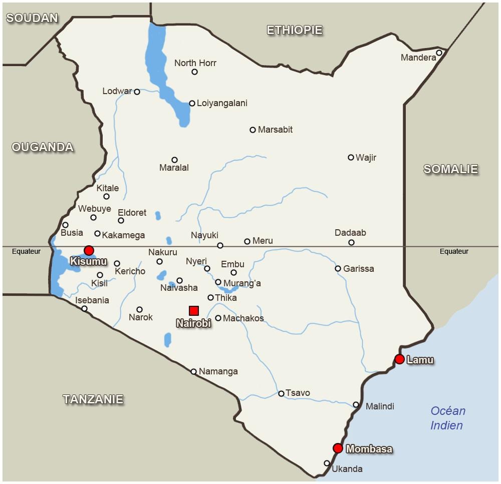 térkép kitale Kenya