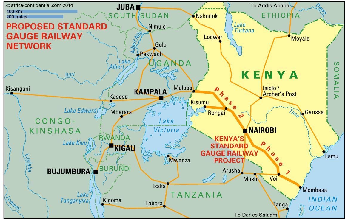 sgr térkép Kenya