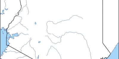 Térkép üres térkép Kenya