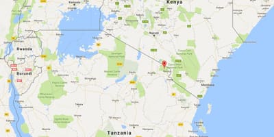 Világtérképen mutatja, Kenya