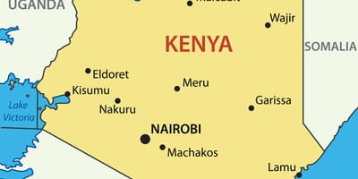 Térkép Kenya ország