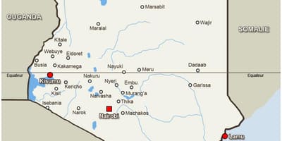 Térkép kitale Kenya