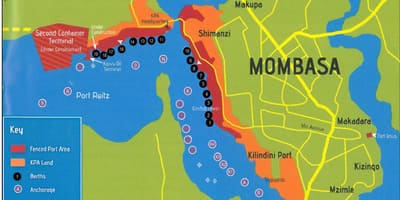 Térkép mombasa Kenya